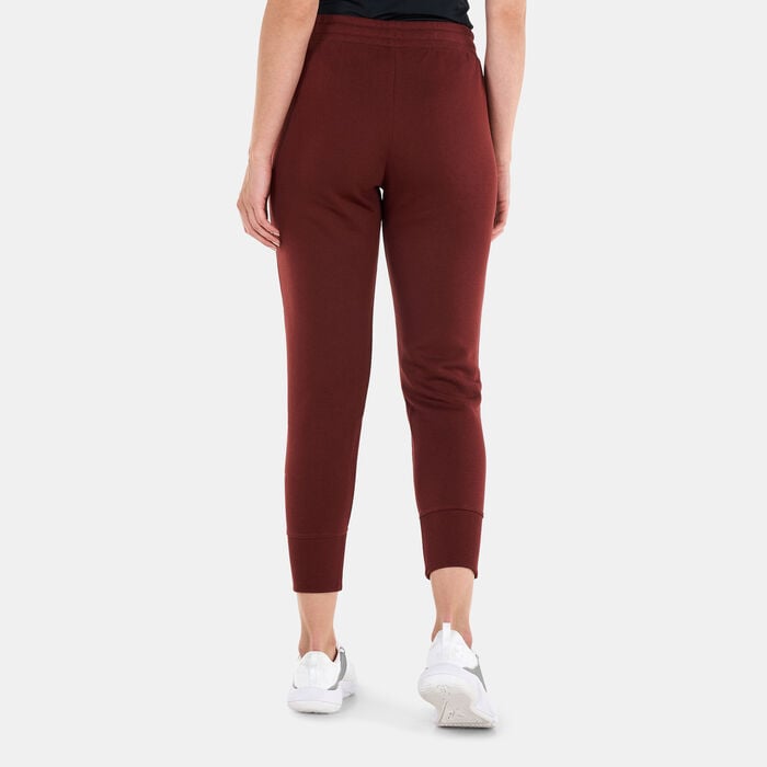 Under Armour Women's UA Rival Fleece Sweatpants Red Under Armour Women's UA Rival Fleece Sweatpants Red image number 1