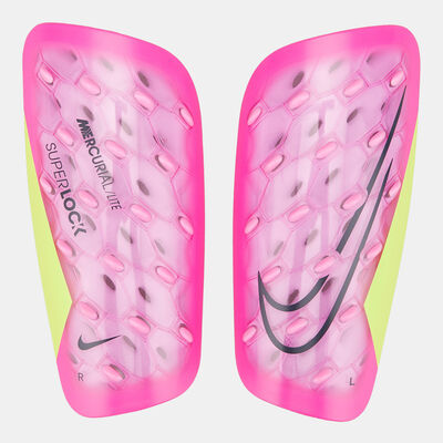 Nike Mercurial Lite SuperLock Football Shinguards Pink