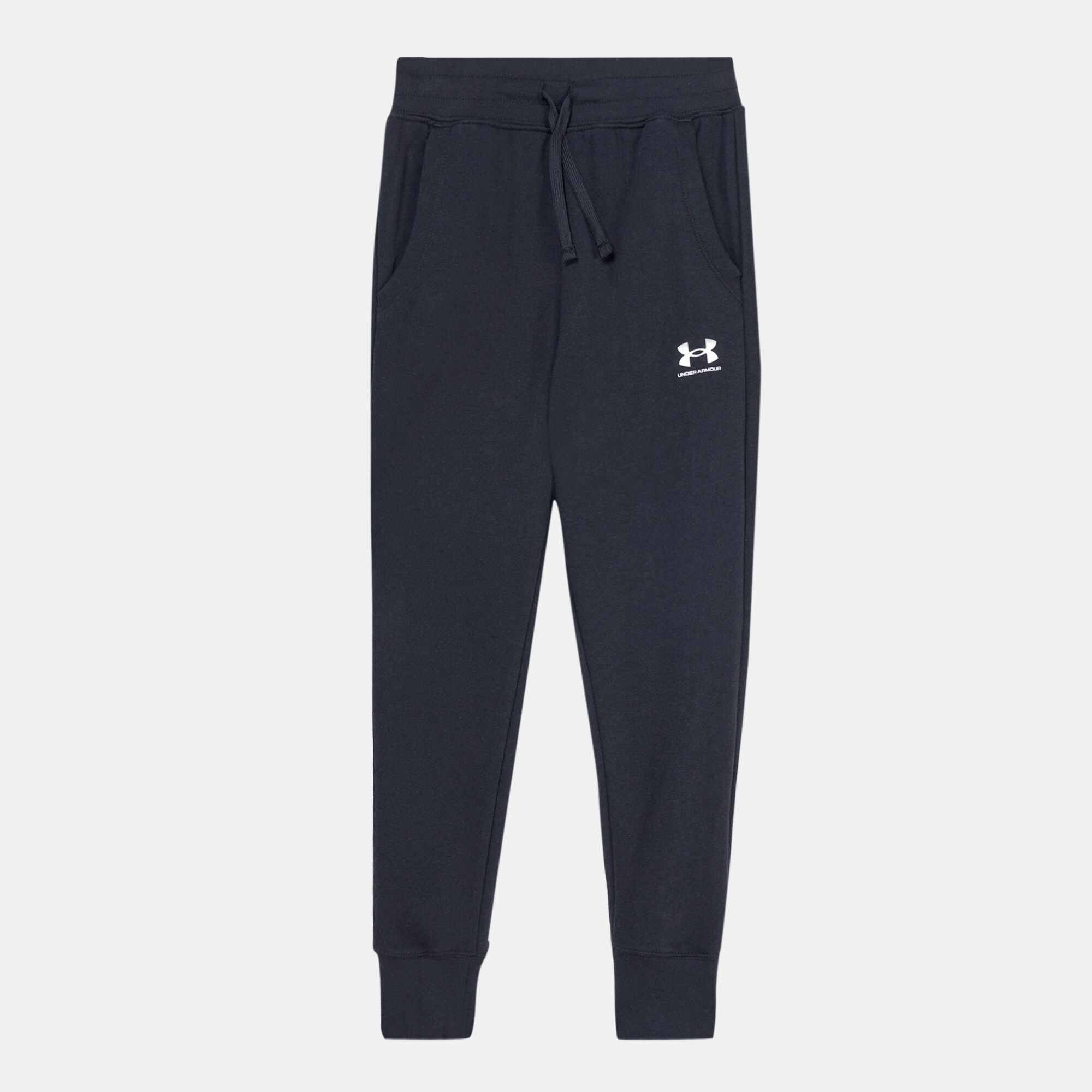 Buy Under Armour Kids UA Rival Fleece EM Joggers Black in KSA SSS