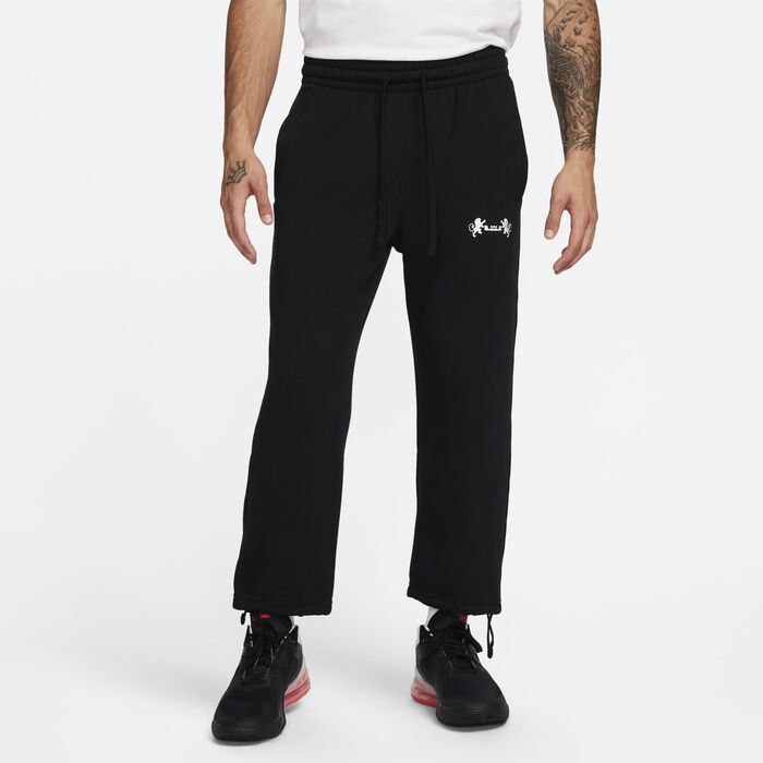 Nike Men's LeBron Open Hem Fleece Trousers Black Nike Men's LeBron Open Hem Fleece Trousers Black image number 0