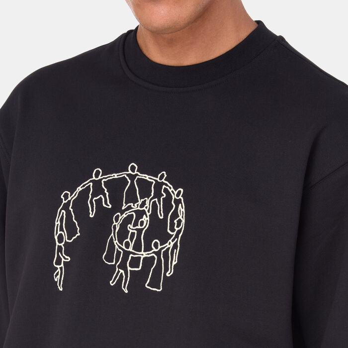 Vans Men's Skate Hold Hands Sweatshirt Black image number 3