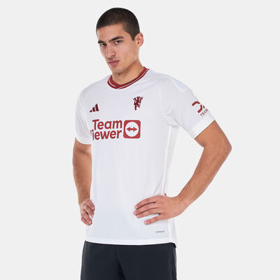 adidas Men's Manchester United Football Third Jersey - 2023/24 White