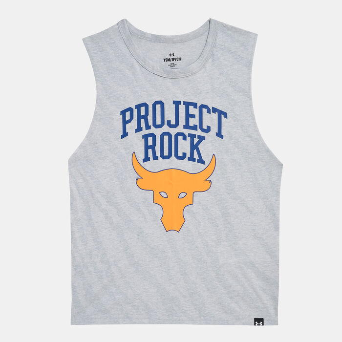 Under Armour Kids' Project Rock Show Your Bull Tank Top Grey Under Armour Kids' Project Rock Show Your Bull Tank Top Grey image number 0