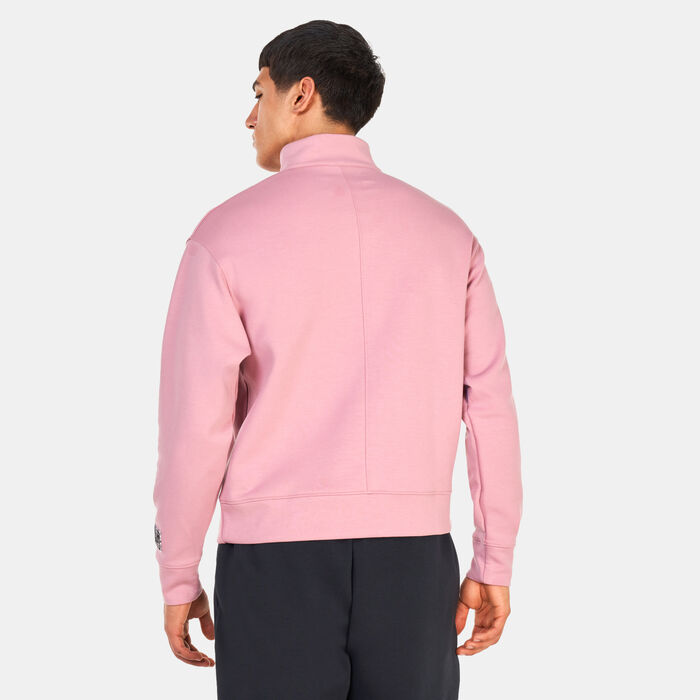 Under Armour UA Summit Knit 1/2-Zip Sweatshirt Pink Under Armour UA Summit Knit 1/2-Zip Sweatshirt Pink image number 1