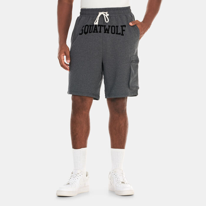 SQUATWOLF Men's Logo Jogger Shorts Black SQUATWOLF Men's Logo Jogger Shorts Black image number 0