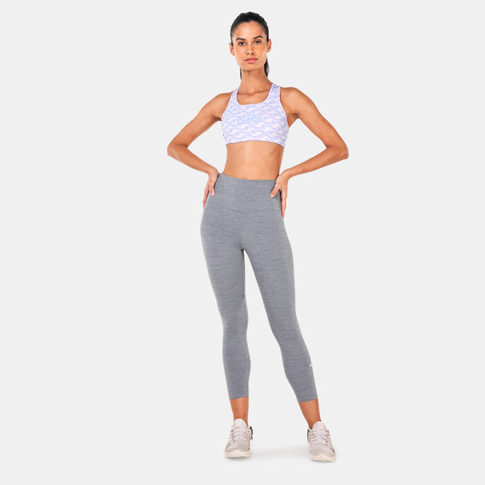 Nike Women's Dri-FIT Swoosh Sports Bra Grey image number 2