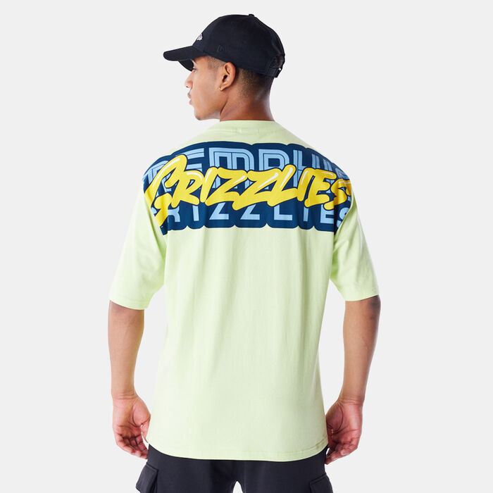 New Era Men's NBA Memphis Grizzlies Wordmark T-Shirt Green New Era Men's NBA Memphis Grizzlies Wordmark T-Shirt Green image number 1