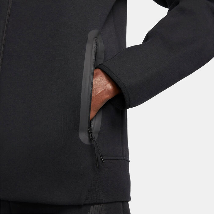 Nike Men's Sportswear Tech Fleece Windrunner Full-Zip Hoodie Black Nike Men's Sportswear Tech Fleece Windrunner Full-Zip Hoodie Black image number 3