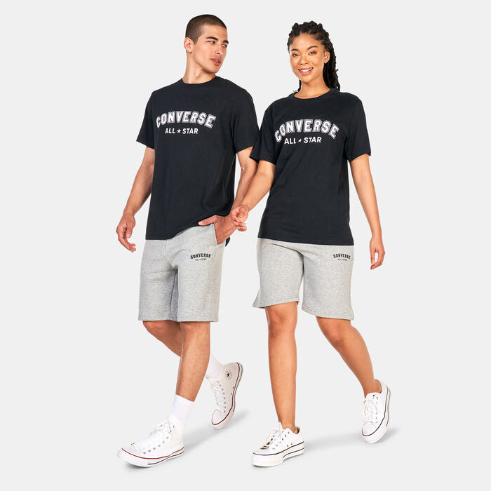Converse All Star Single Screen Print Shorts Grey Converse All Star Single Screen Print Shorts Grey image number 2