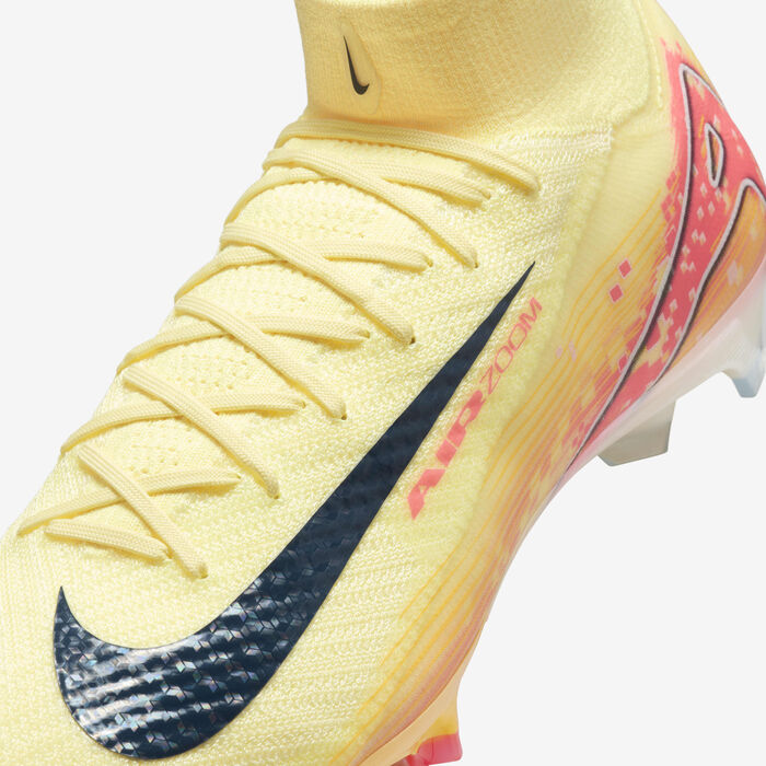 Nike Mercurial Superfly 10 Elite 'Kylian Mbapp&eacute;' FG Football Shoes yellow image number 7
