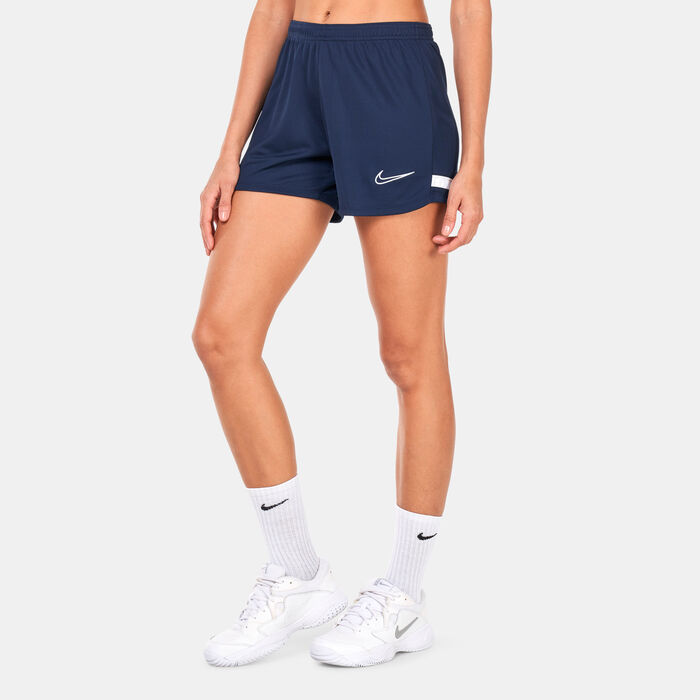 Nike Women's Dri-FIT Academy Knit Football Shorts Blue Nike Women's Dri-FIT Academy Knit Football Shorts Blue image number 0