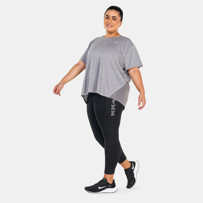 Nike Women's Dri-FIT Epic Fast Mid-Rise Running Leggings Grey Nike Women's Dri-FIT Epic Fast Mid-Rise Running Leggings Grey image number 2