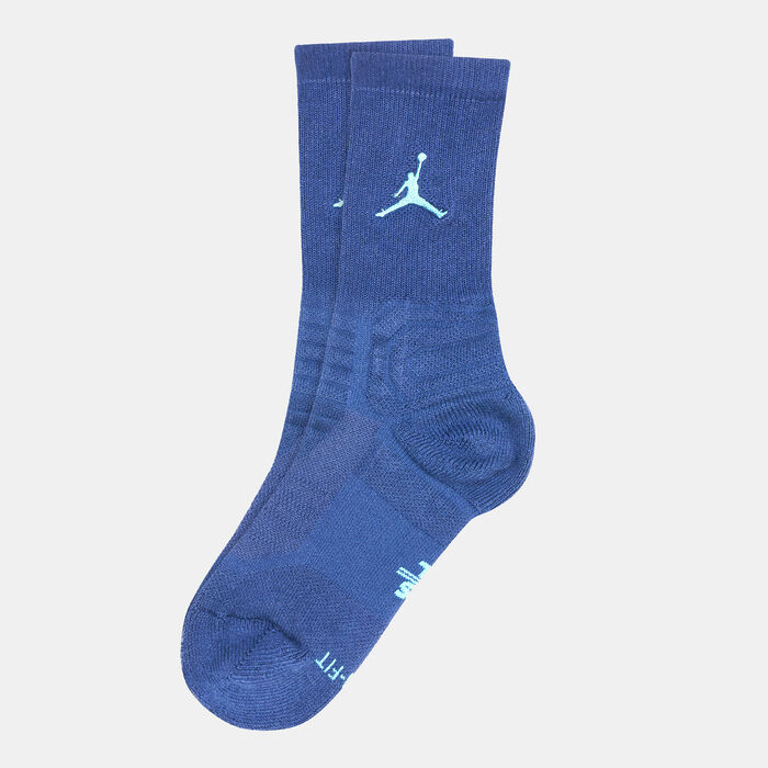 Jordan Men's Flight Crew Basketball Socks Blue image number 0