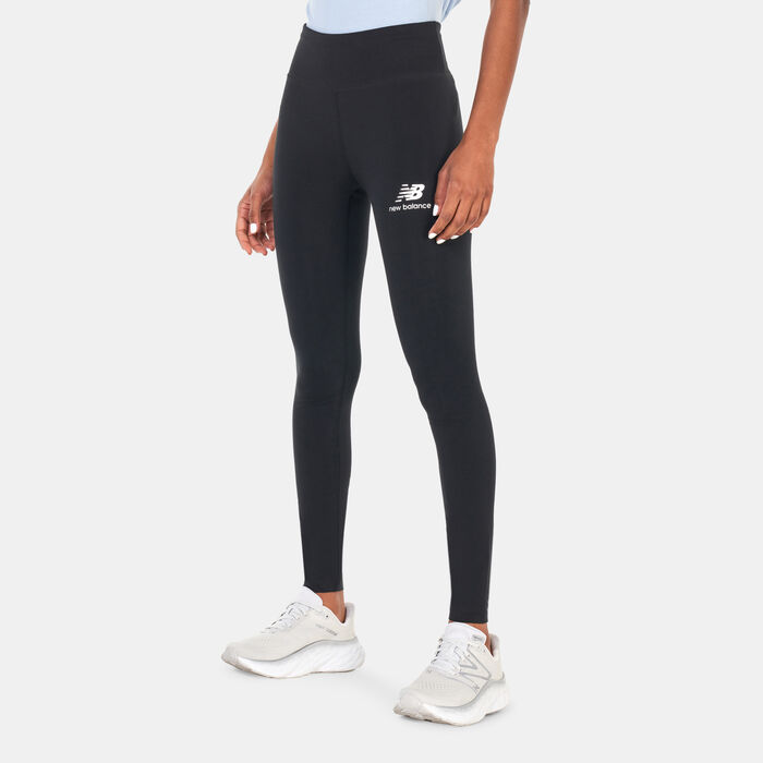 New Balance Leggings Essentials Stacked Logo - Women's Pants