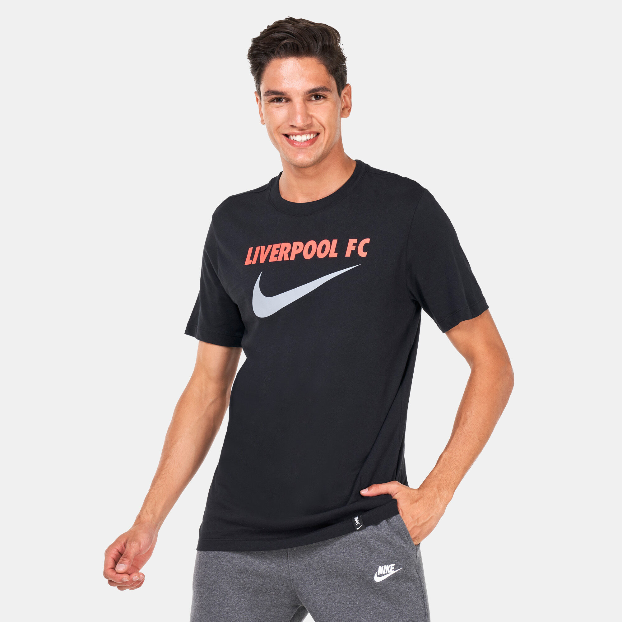 Lfc nike mens training ground 2025 grey tee
