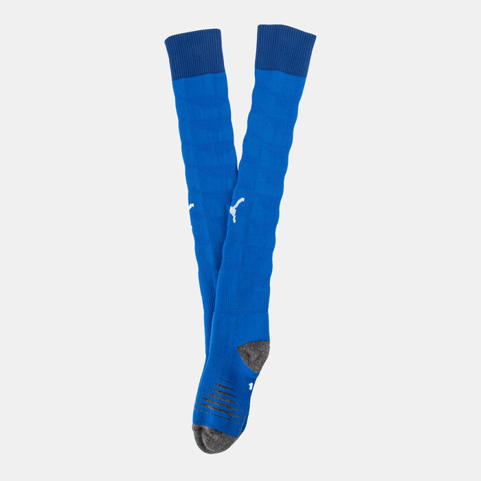 PUMA Men's Al Hilal Graphic Over-The-Calf Football Socks Blue PUMA Men's Al Hilal Graphic Over-The-Calf Football Socks Blue image number 0