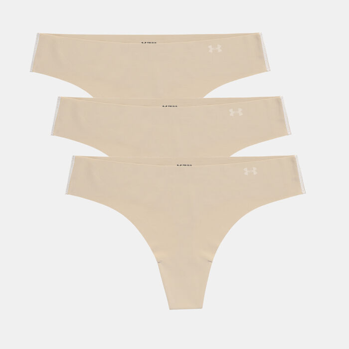 Buy Under Armour Women's UA Pure Stretch Thong Underwear (3 Pack