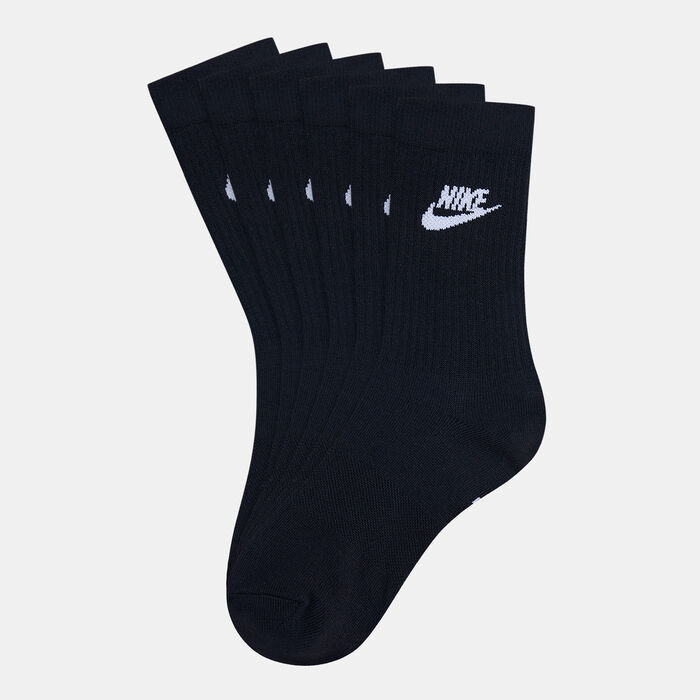 Nike Sportswear Everyday Essential Crew Socks (3 Pairs) Black Nike Sportswear Everyday Essential Crew Socks (3 Pairs) Black image number 0