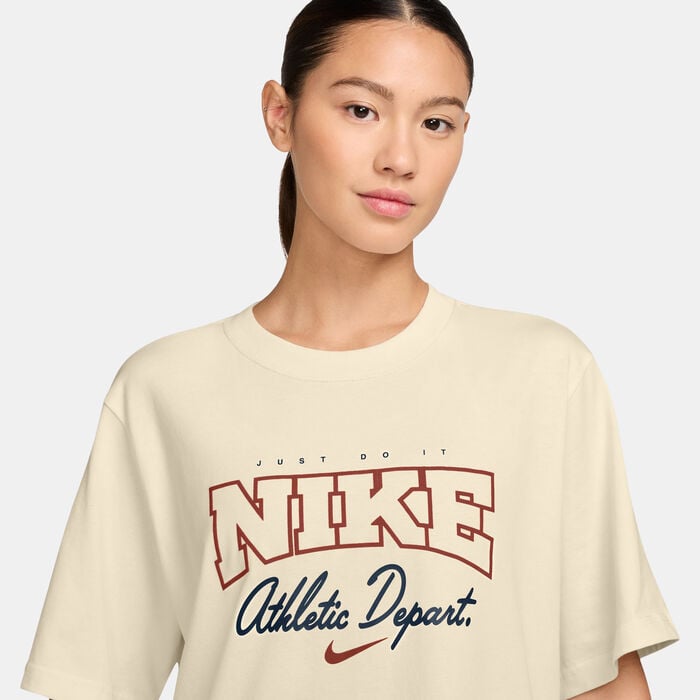 Nike Women's Sportswear T-Shirt Ivory Nike Women's Sportswear T-Shirt Ivory image number 2