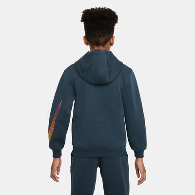 Nike Kids' Kylian Mbappé Club Fleece Hoodie (Older Kids) Blue