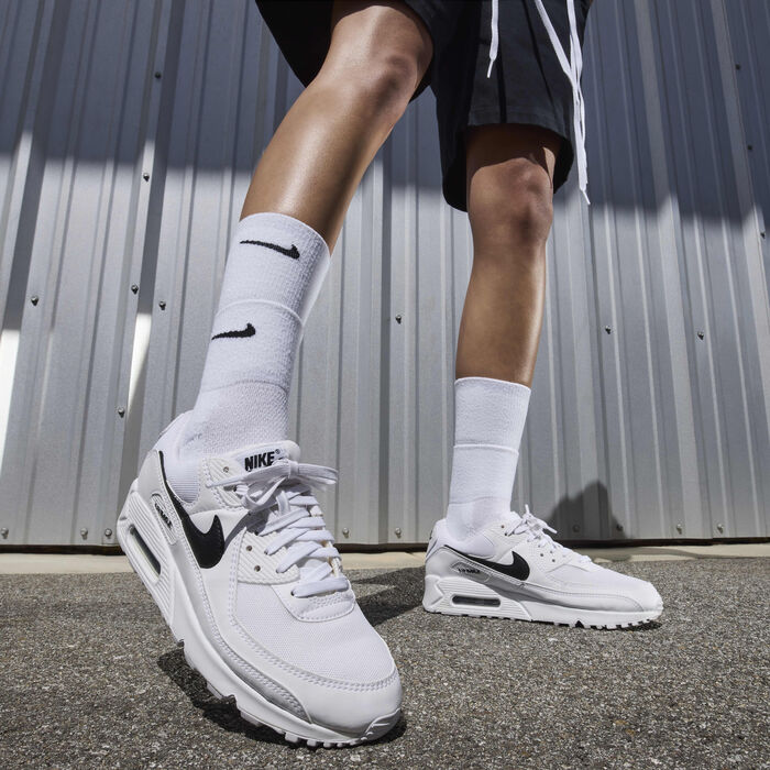 Nike Women's Air Max 90 Shoes White Nike Women's Air Max 90 Shoes White image number 1