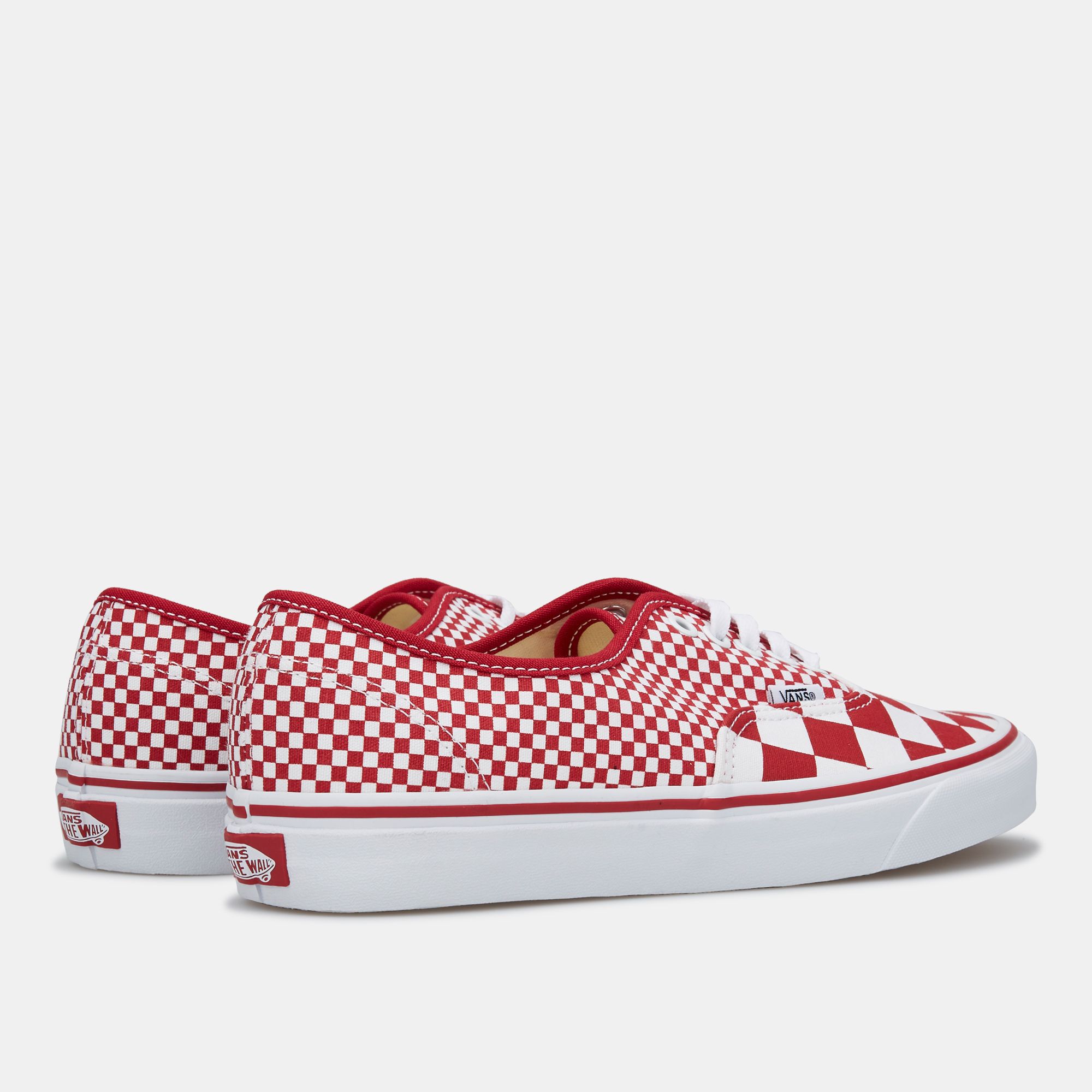 Vans mix checker red hot sale