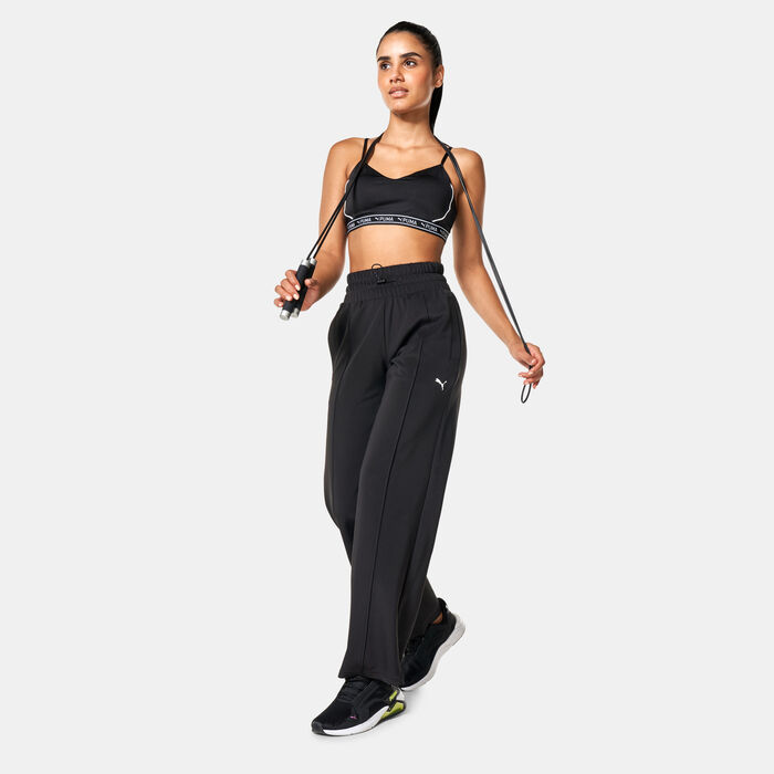 PUMA Women's Move Strong Light-Support Training Sports Bra Black PUMA Women's Move Strong Light-Support Training Sports Bra Black image number 2