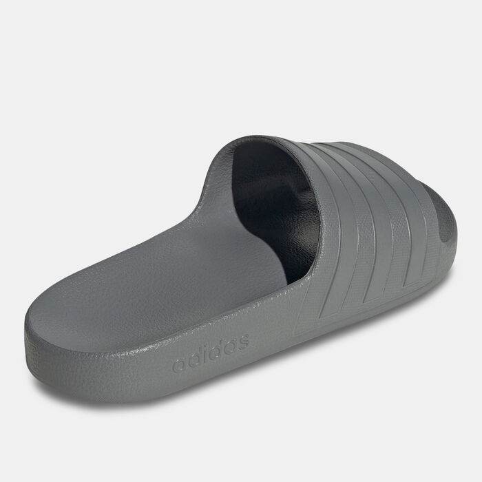 adidas Women's Adilette Aqua Slides Grey adidas Women's Adilette Aqua Slides Grey image number 1