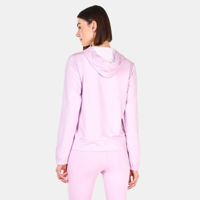 New Balance Women's Relentless Terry Hoodie Pink New Balance Women's Relentless Terry Hoodie Pink