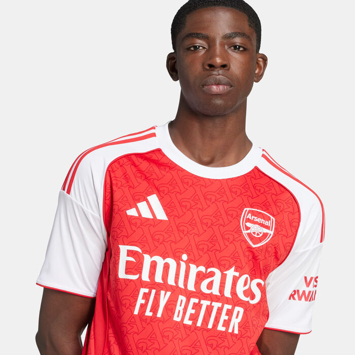 adidas Men's Arsenal 25/26 Home Replica Football Jersey Red image number 3