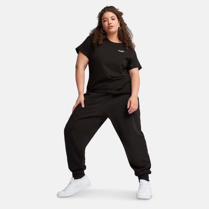 PUMA Women's Essentials No. 1 Logo T-Shirt Black image number 2