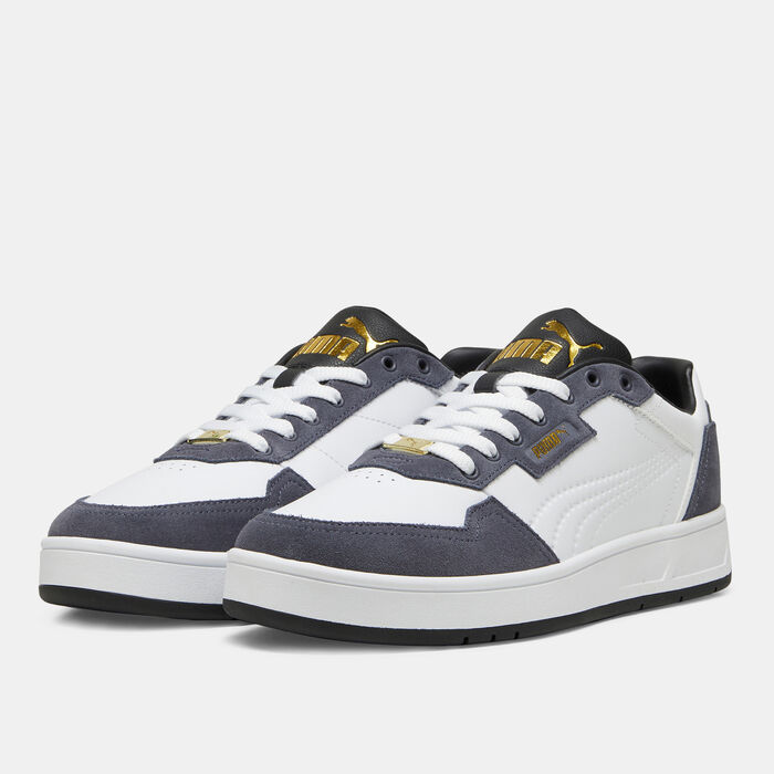 PUMA Men's Court Classic Lux SD Shoes White PUMA Men's Court Classic Lux SD Shoes White image number 1