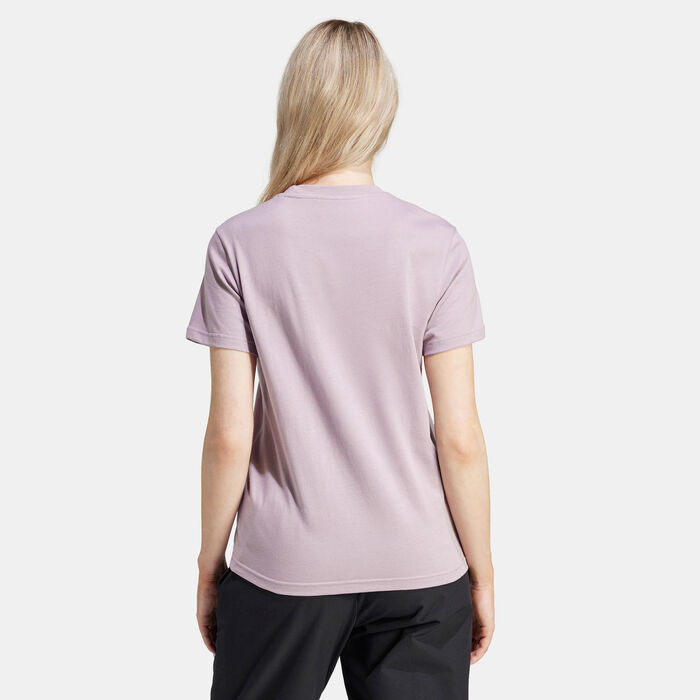 adidas Women's Metallic Graphic T-Shirt Purple image number 1