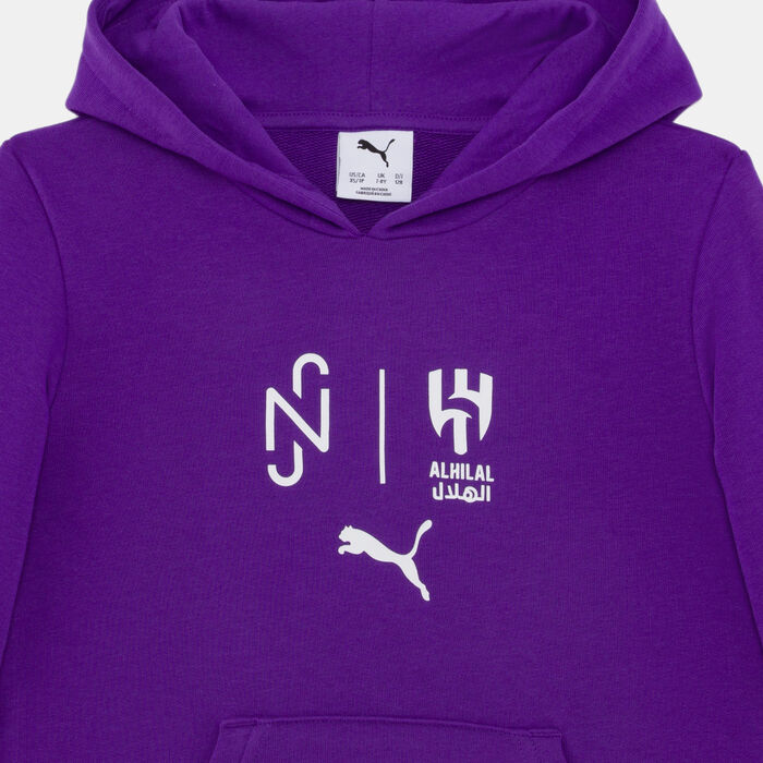 PUMA Kids' Neymar JR Al Hilal Saudi F.C.Hoodie Purple PUMA Kids' Neymar JR Al Hilal Saudi F.C.Hoodie Purple image number 1