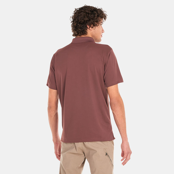 Columbia Men's Utilizer™ Polo T-Shirt Red Columbia Men's Utilizer™ Polo T-Shirt Red image number 1