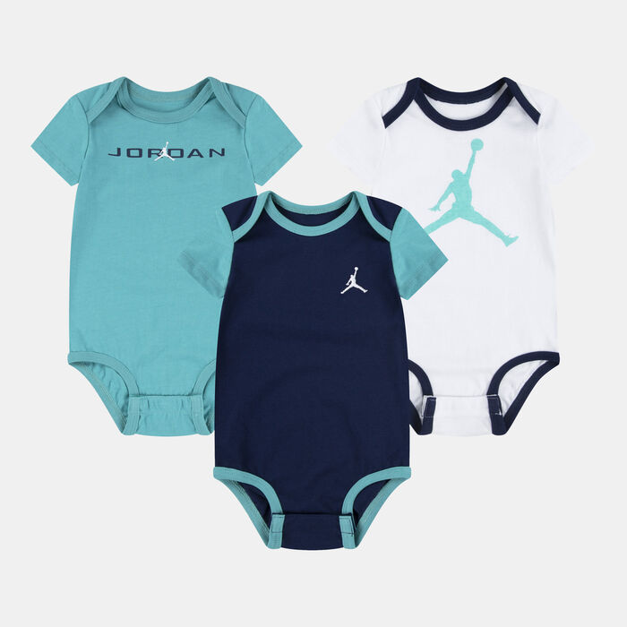 Jordan Kids' Brooklyn Essentials Bodysuits (3-Pack) Green image number 0