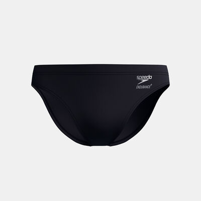Speedo Men’s Solid Logo Swimming Briefs Black Speedo Men’s Solid Logo Swimming Briefs Black