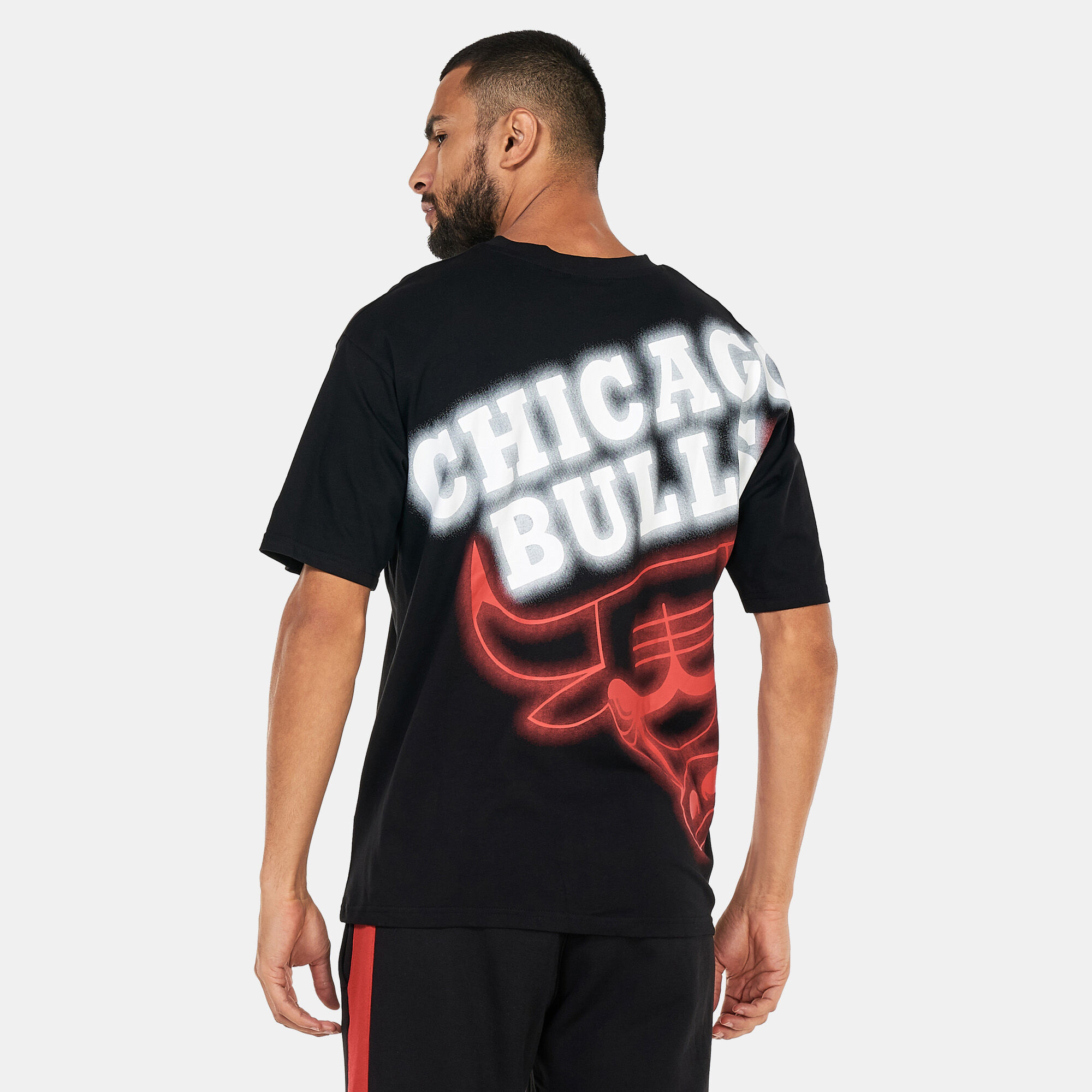 New Era Chicago Bulls City Graphic Oversized T-shirt Black 60416344