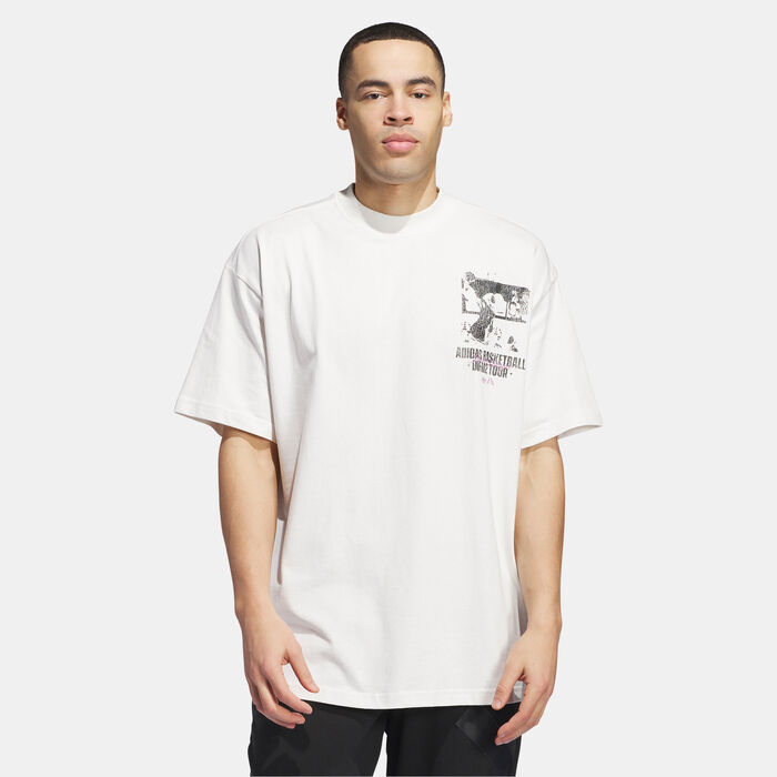 adidas Men's A.E. Graphic T-Shirt White adidas Men's A.E. Graphic T-Shirt White image number 0