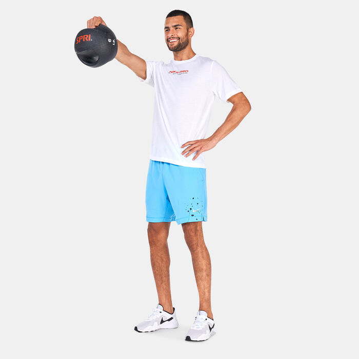 Nike Men's Pro Dri-FIT Seamless Training Top White Nike Men's Pro Dri-FIT Seamless Training Top White image number 2