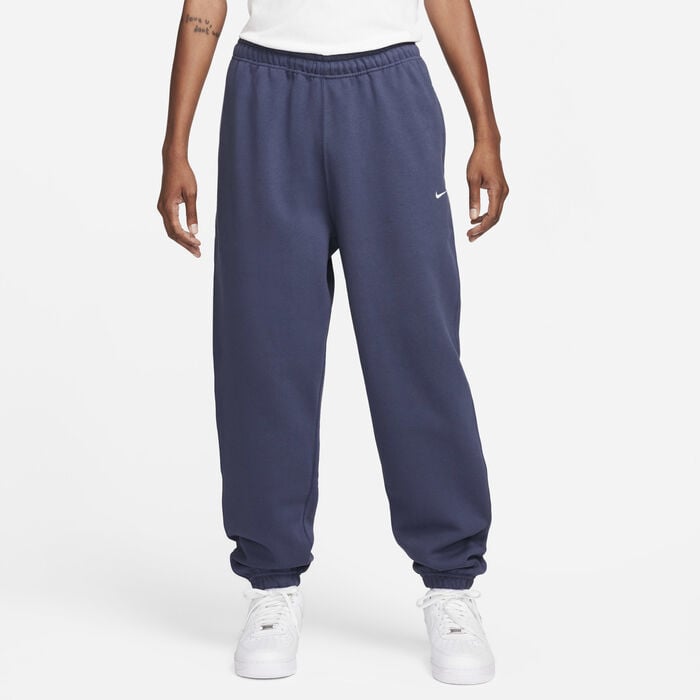 Nike Men's Solo Swoosh Fleece Pants Blue Nike Men's Solo Swoosh Fleece Pants Blue image number 0