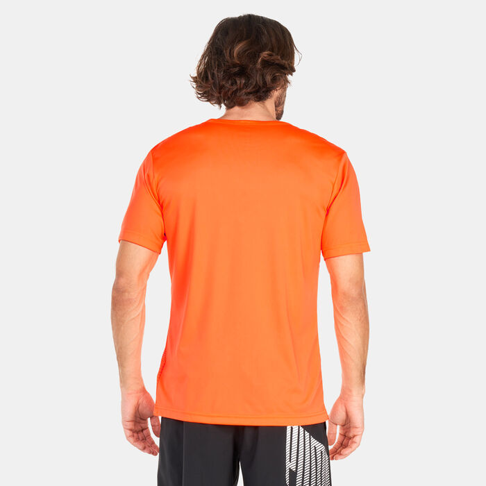 PUMA Men's individualRISE Football Graphic T-Shirt Orange image number 1