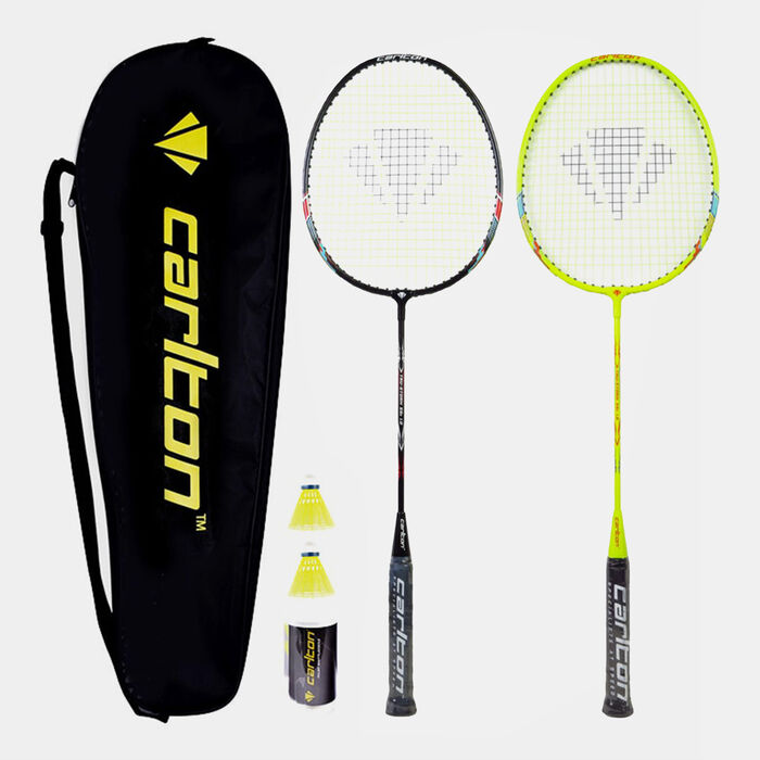 Dunlop Tru-Storm SSx 1.0 G6 HH Badminton Rackets (2 Pack) Multi-Color Dunlop Tru-Storm SSx 1.0 G6 HH Badminton Rackets (2 Pack) Multi-Color image number 0