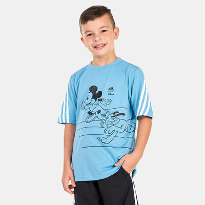 adidas Kids' Disney Mickey Mouse T-Shirt Blue