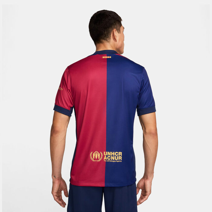 Nike Men's F.C. Barcelona Dri-FIT Stadium Home Replica Football Jersey - 2024/25 Blue image number 1
