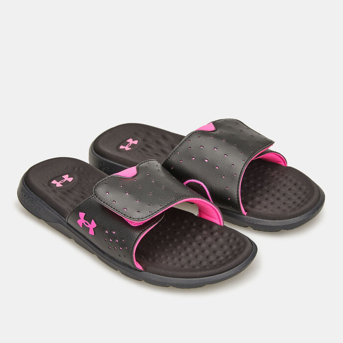 Under Armour Women's Ignite Pro Slides Black Under Armour Women's Ignite Pro Slides Black image number 0