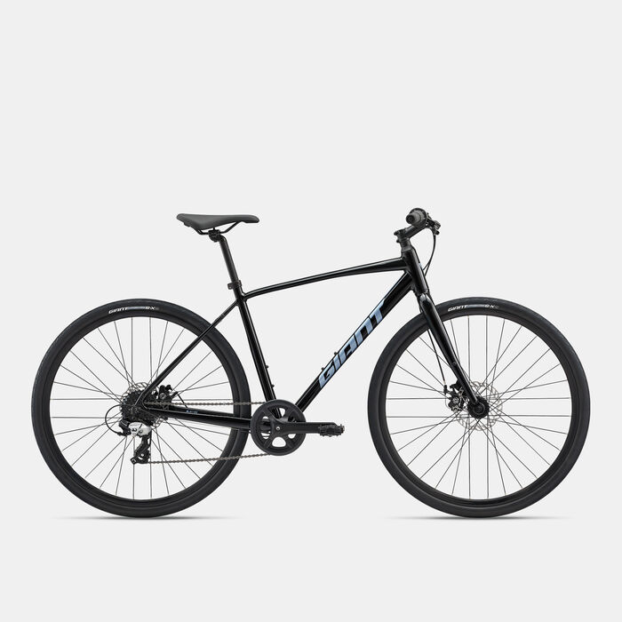 Giant Escape 4 Disc Hybrid Bike Black Giant Escape 4 Disc Hybrid Bike Black image number 0