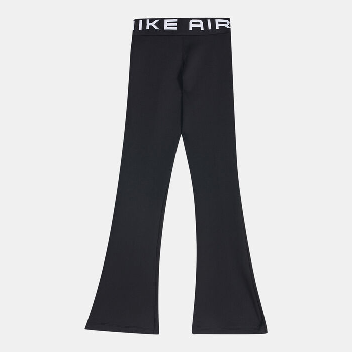 Nike Kids' Sportswear Air Essentials High-Rise Flared Leggings Black image number 1