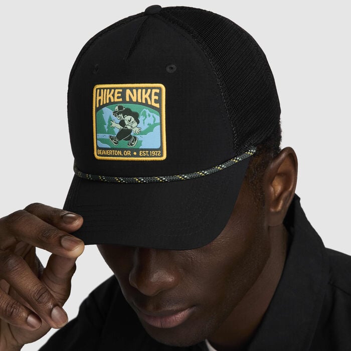 Nike Kids' Rise Structured Trucker Cap Black Nike Kids' Rise Structured Trucker Cap Black image number 5