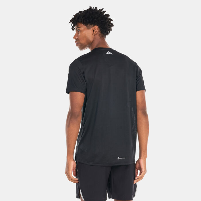 adidas Men's Run for the Oceans T-Shirt Black adidas Men's Run for the Oceans T-Shirt Black image number 1